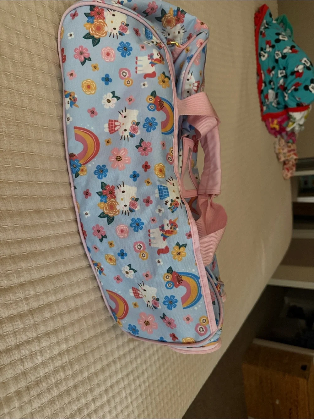 Posh Peanut Springtime Hello Kitty Duffle
